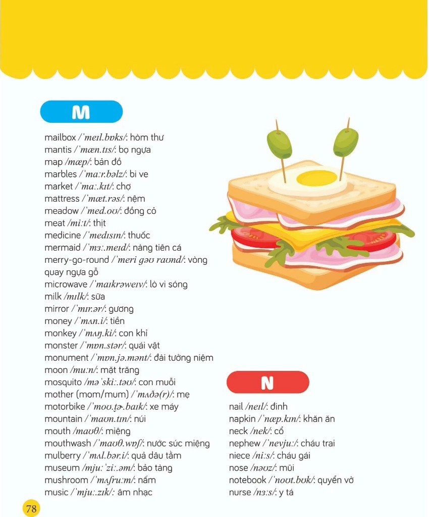 Thư Viện Hình Ảnh Cho Bé Mỗi Ngày - 600+ Từ Vựng Tiếng Anh Đầu Tiên Cho Bé - Song Ngữ Anh-Việt - Ảnh 6