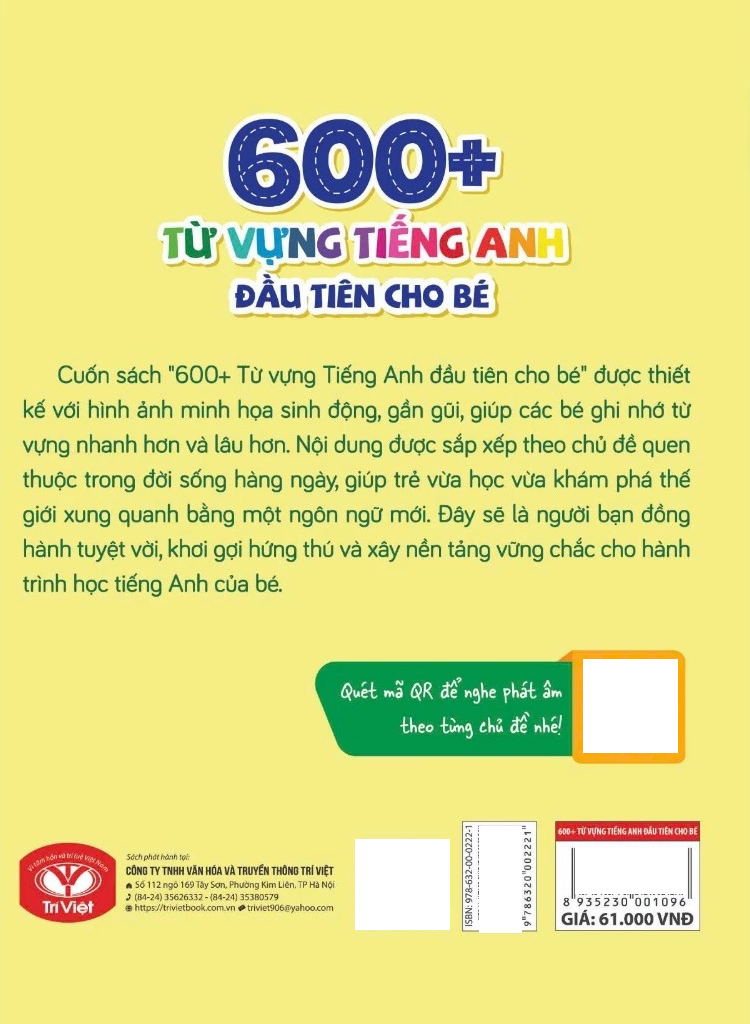 Thư Viện Hình Ảnh Cho Bé Mỗi Ngày - 600+ Từ Vựng Tiếng Anh Đầu Tiên Cho Bé - Song Ngữ Anh-Việt - Ảnh 7