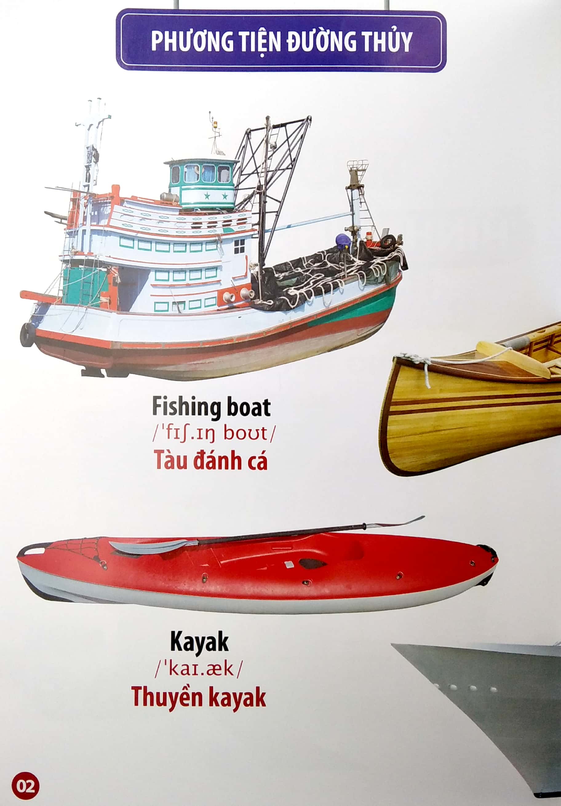 thư viện hình ảnh song ngữ đầu tiên của bé - phương tiện giao thông - Ảnh 3