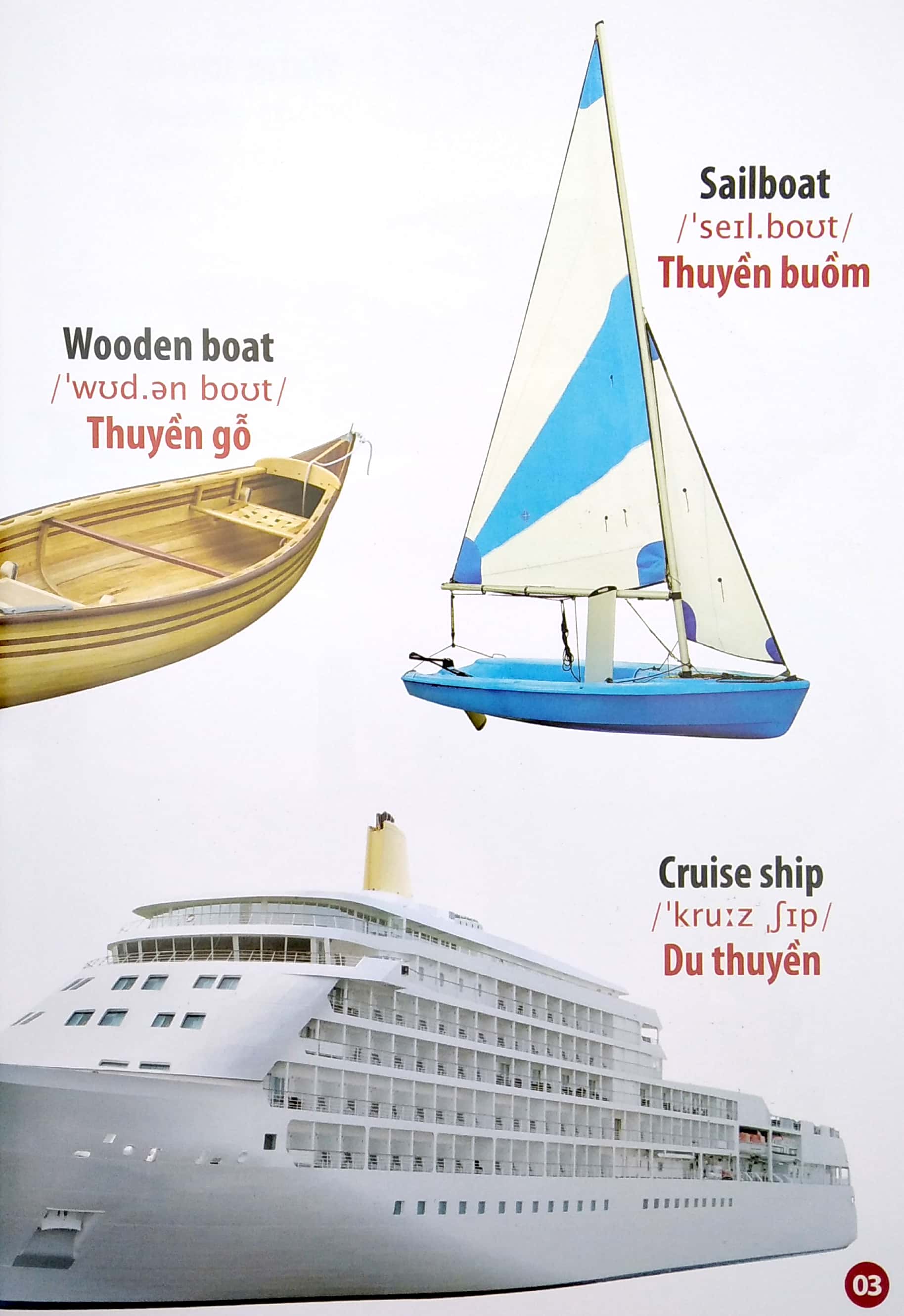 thư viện hình ảnh song ngữ đầu tiên của bé - phương tiện giao thông - Ảnh 4