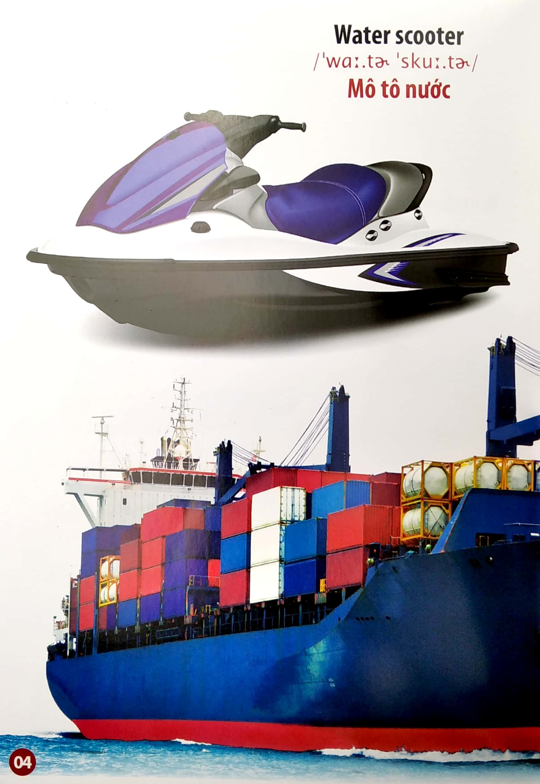 thư viện hình ảnh song ngữ đầu tiên của bé - phương tiện giao thông - Ảnh 5