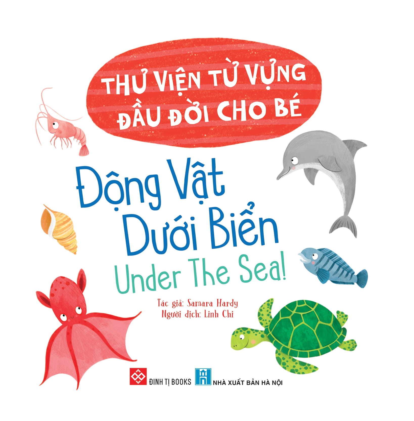 thư viện từ vựng đầu đời cho bé - động vật dưới biển - under the sea! - Ảnh 2