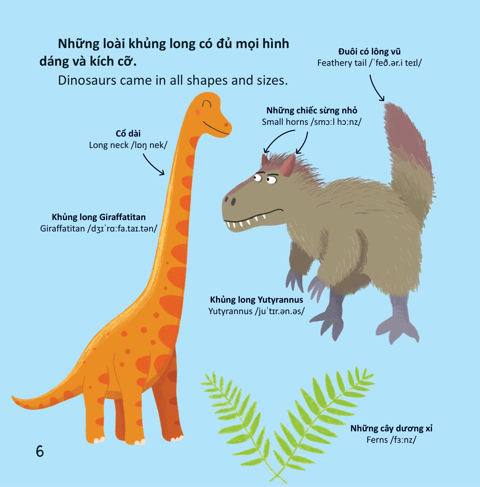 thư viện từ vựng đầu đời cho bé - khủng long - dinosaurs! - Ảnh 5
