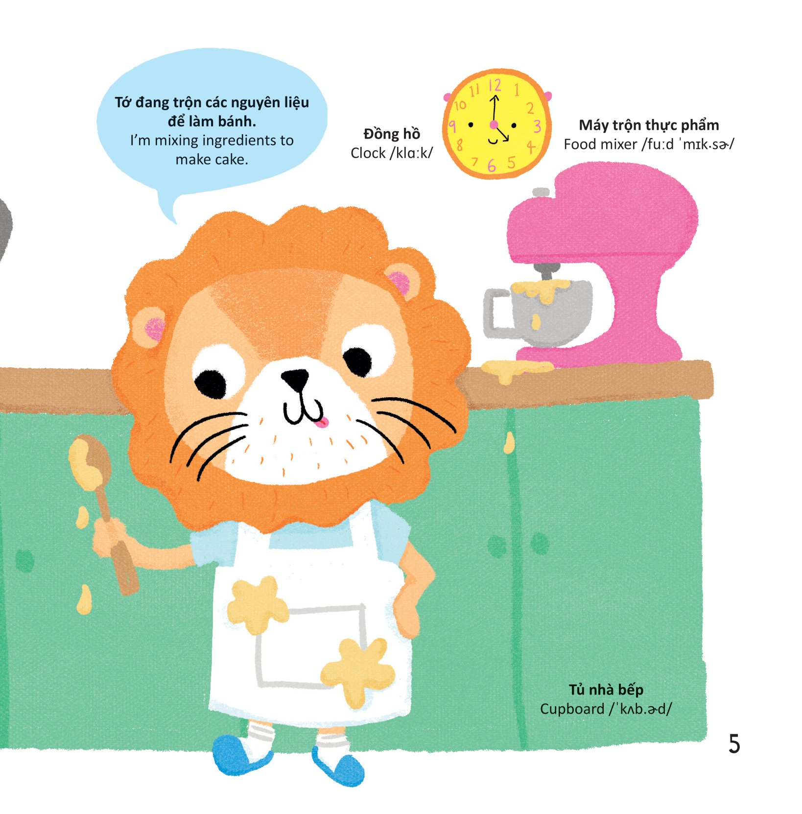 thư viện từ vựng đầu đời cho bé - ở nhà - at home! - Ảnh 6