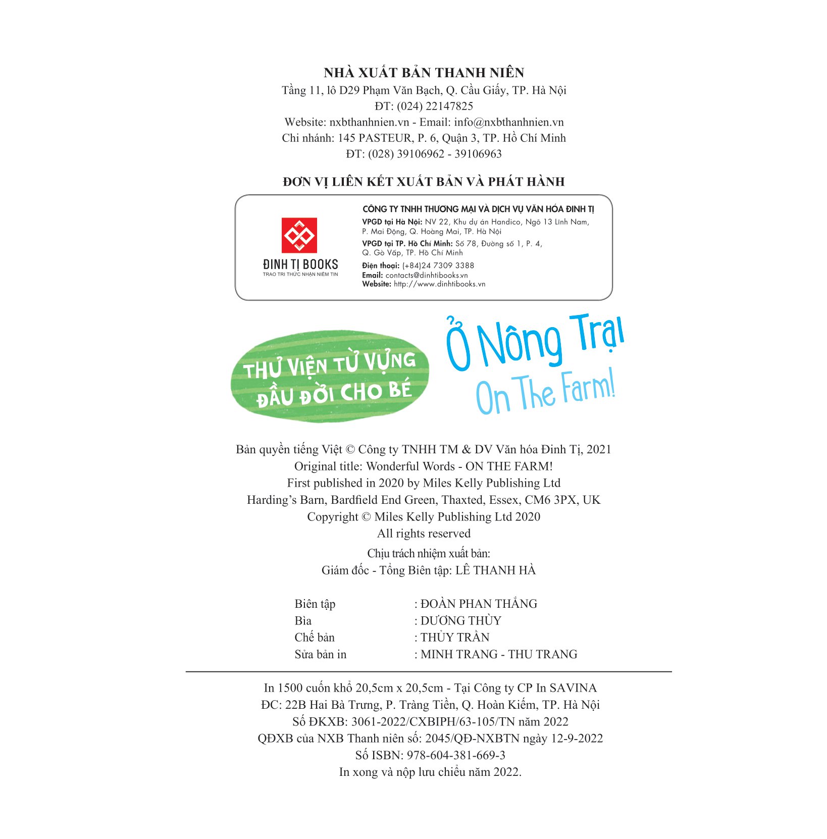 thư viện từ vựng đầu đời cho bé - ở nông trại - on the farm! - Ảnh 3