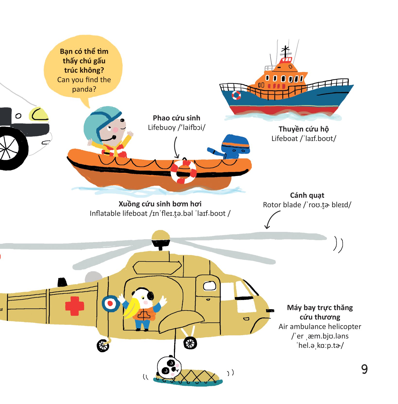 thư viện từ vựng đầu đời cho bé - phương tiện giao thông - on the go! - Ảnh 10