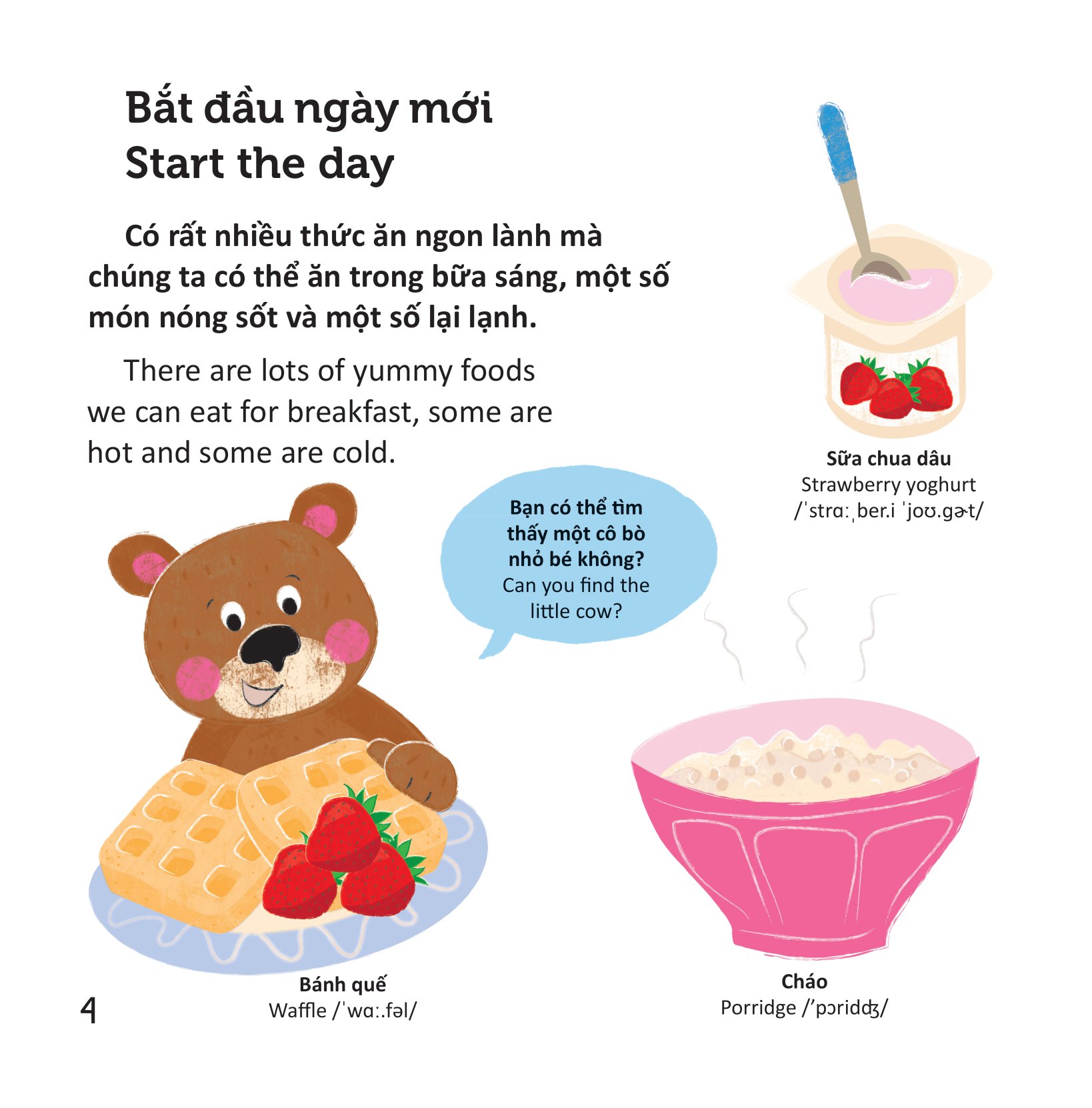 thư viện từ vựng đầu đời cho bé - thức ăn của tớ - my food! - Ảnh 5