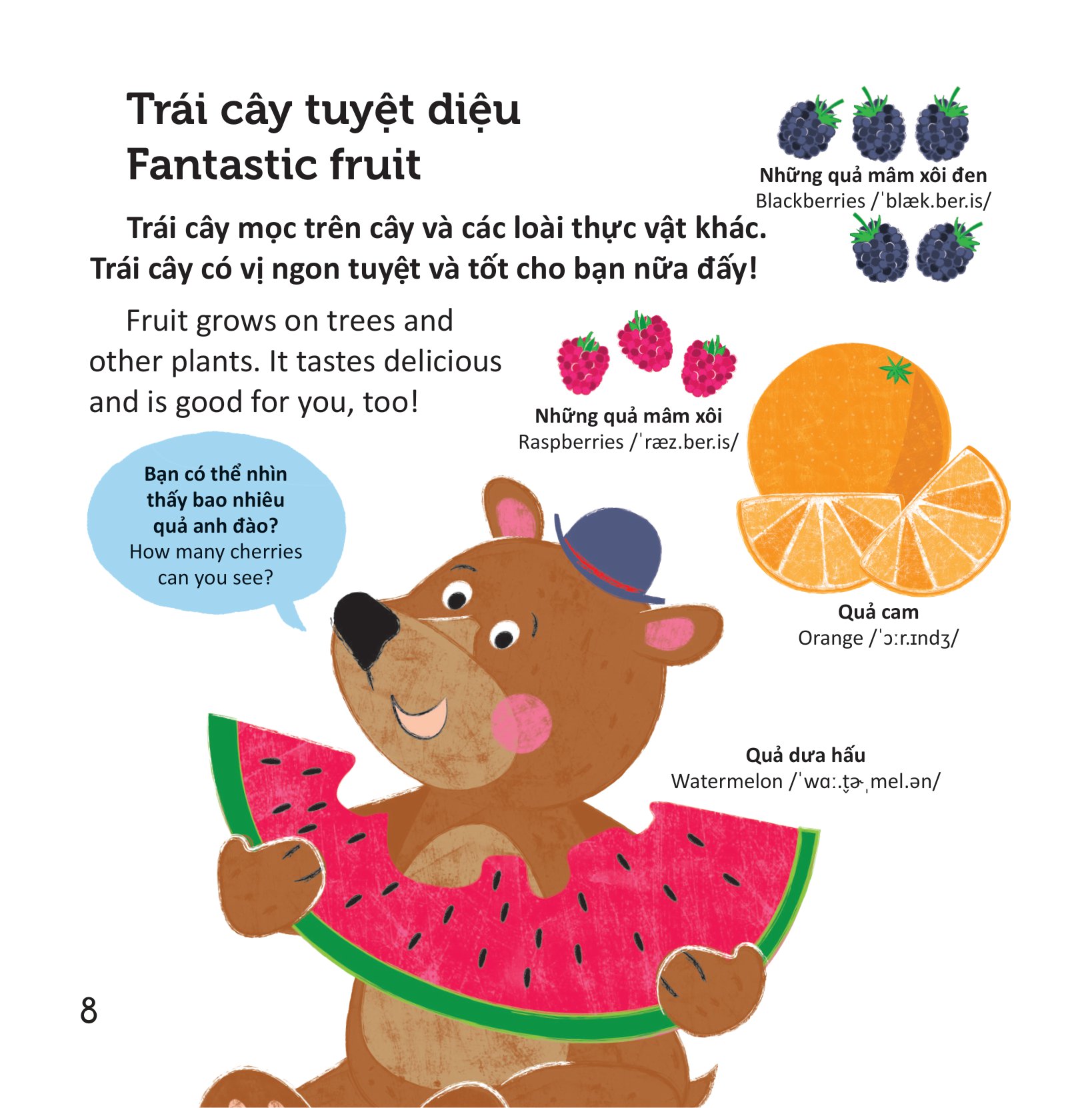 thư viện từ vựng đầu đời cho bé - thức ăn của tớ - my food! - Ảnh 9