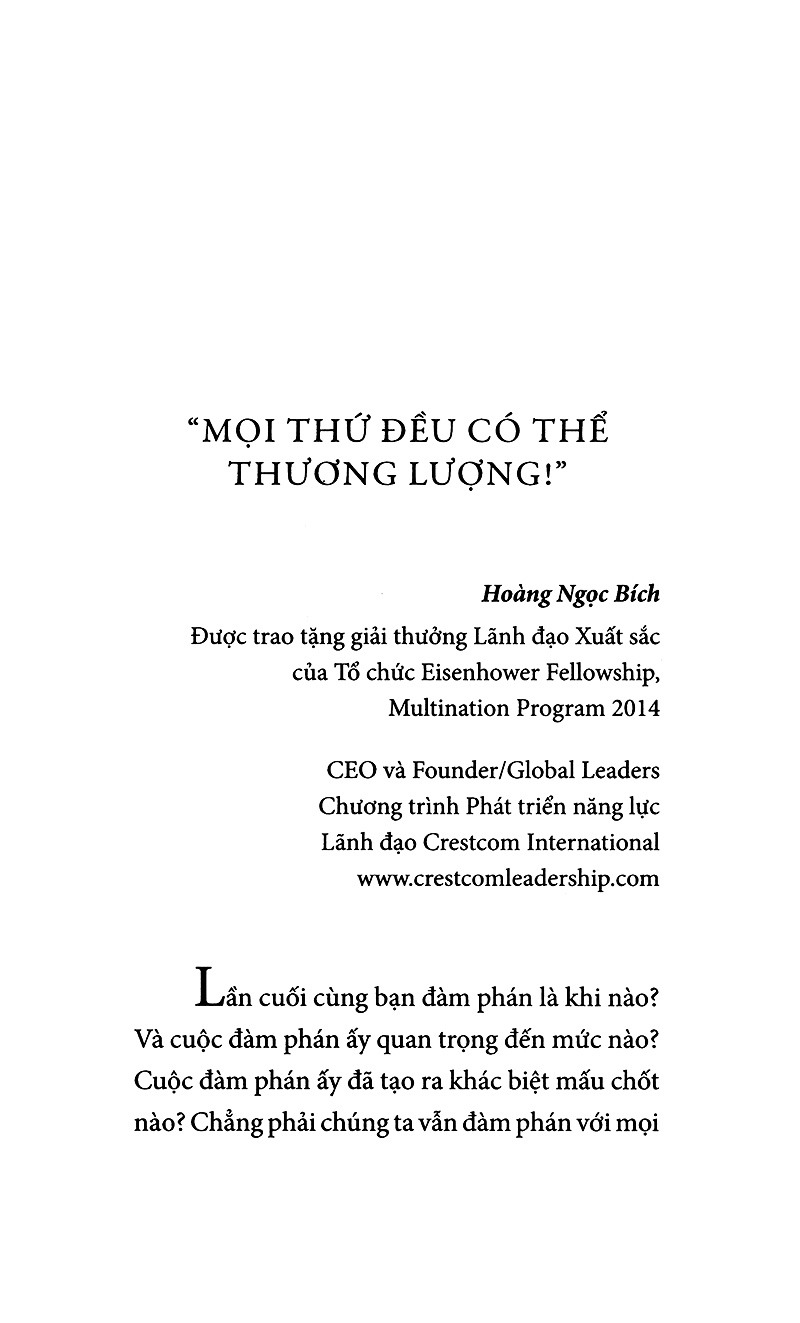 thuật đàm phán - negotiation (tái bản 2024) - Ảnh 6