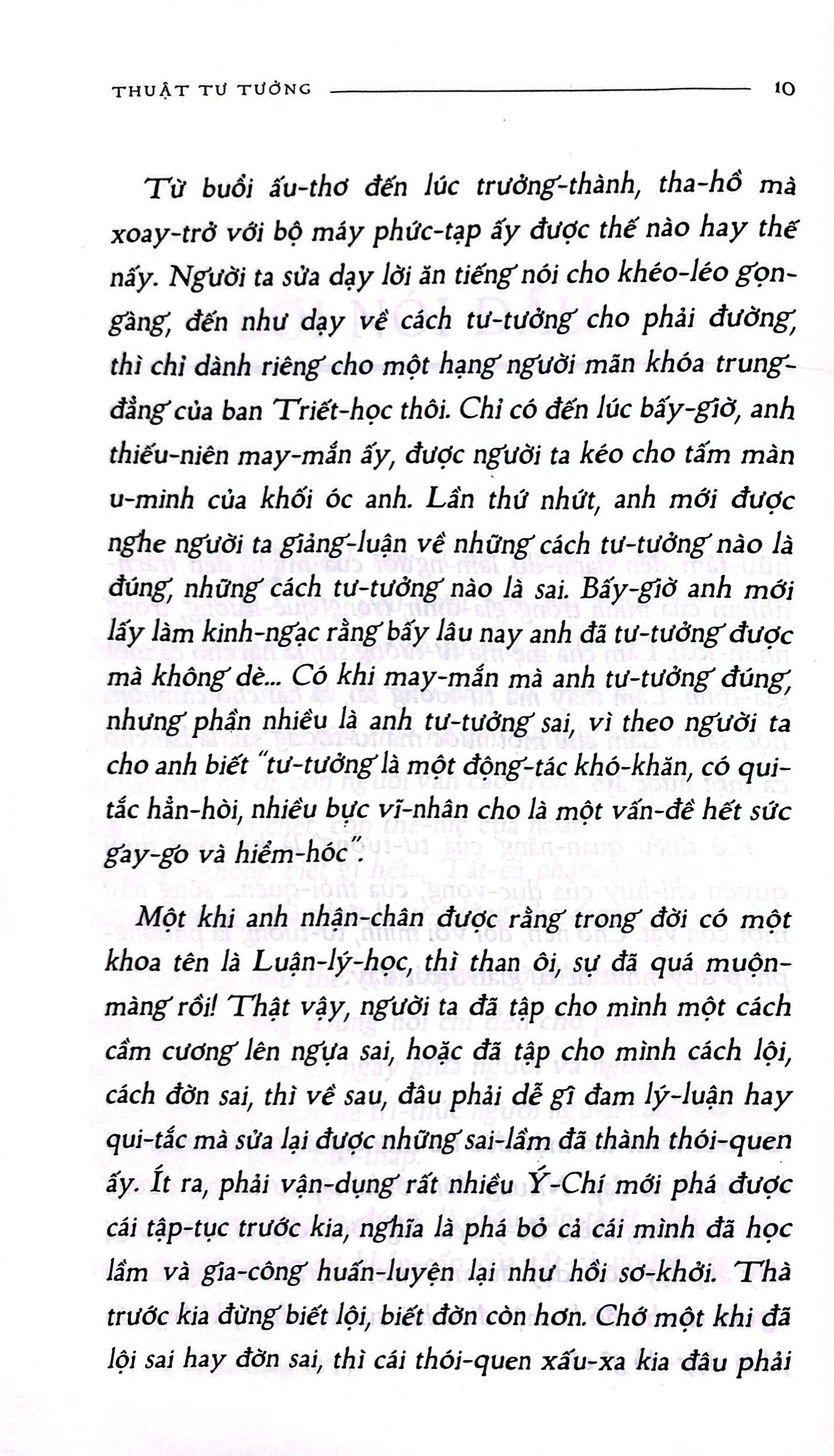 thuật tư tưởng (ấn bản hoài cổ) - Ảnh 5
