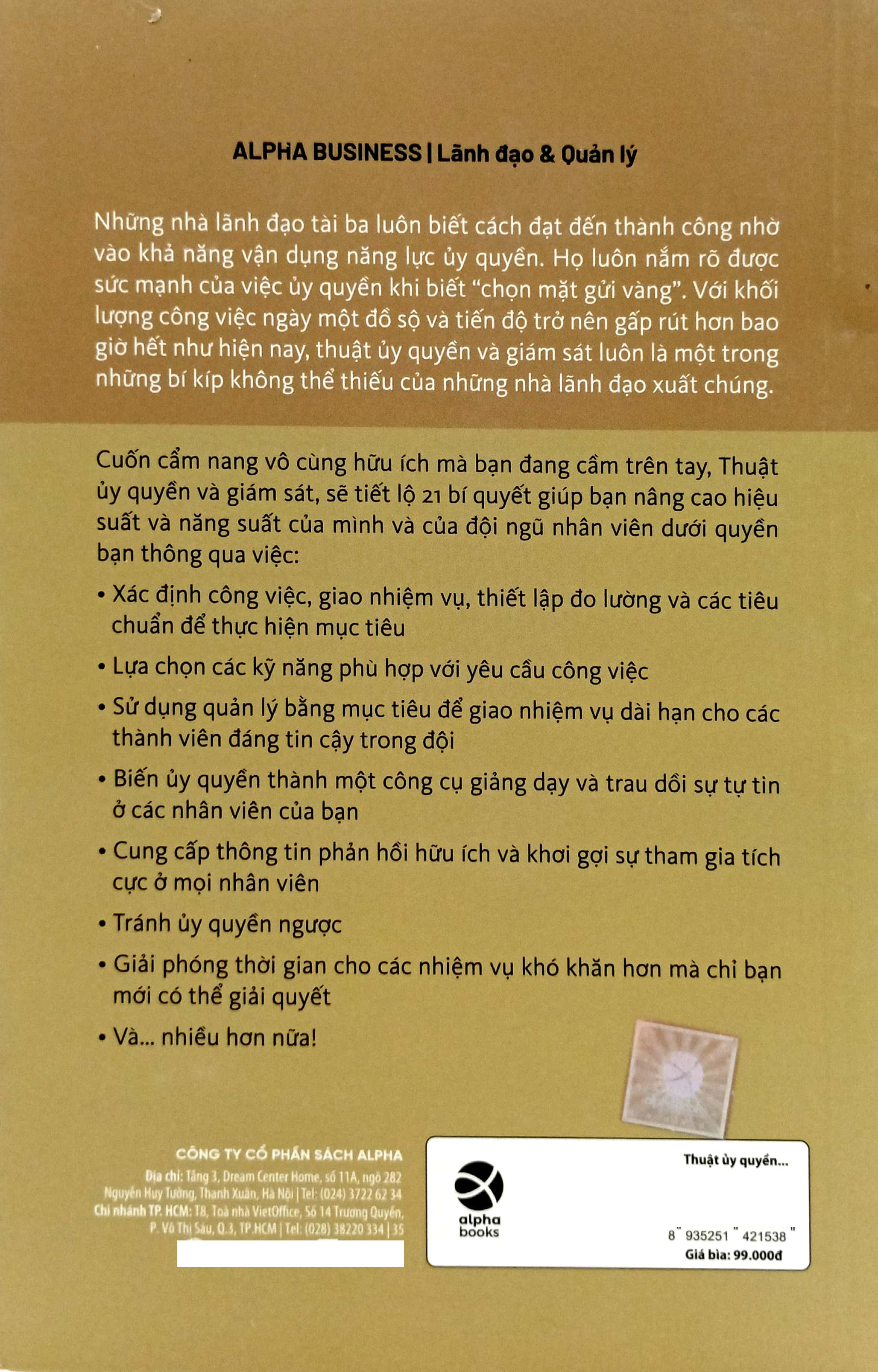 thuật ủy quyền và giám sát (tái bản 2024) - Ảnh 8