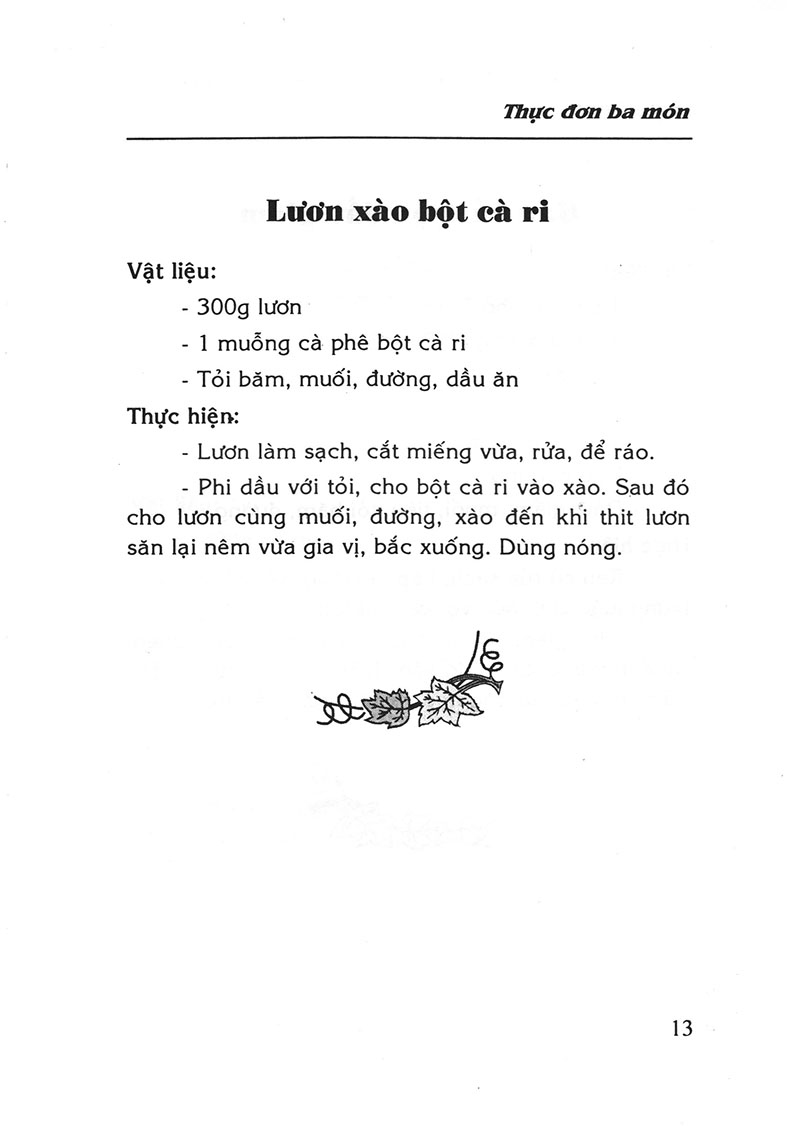 thực đơn ba món - Ảnh 11