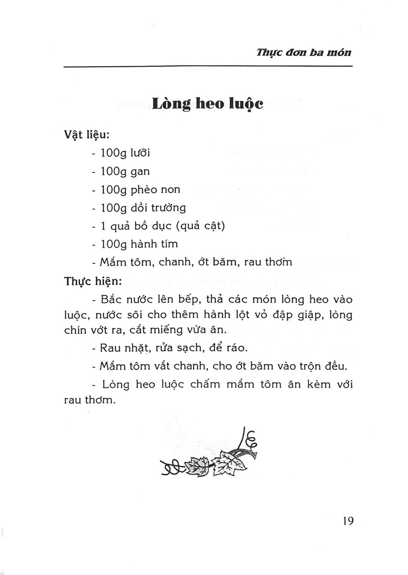 thực đơn ba món - Ảnh 17