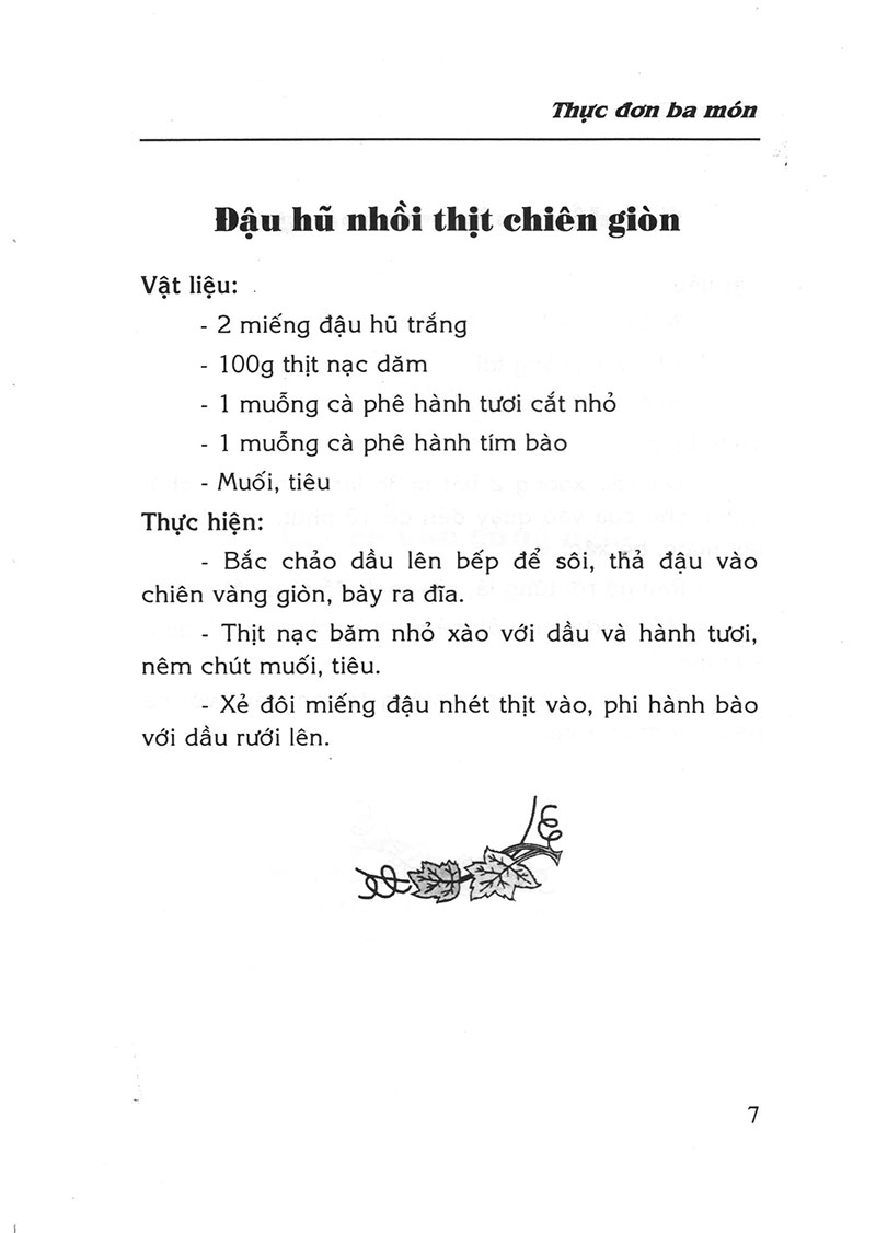 thực đơn ba món - Ảnh 5