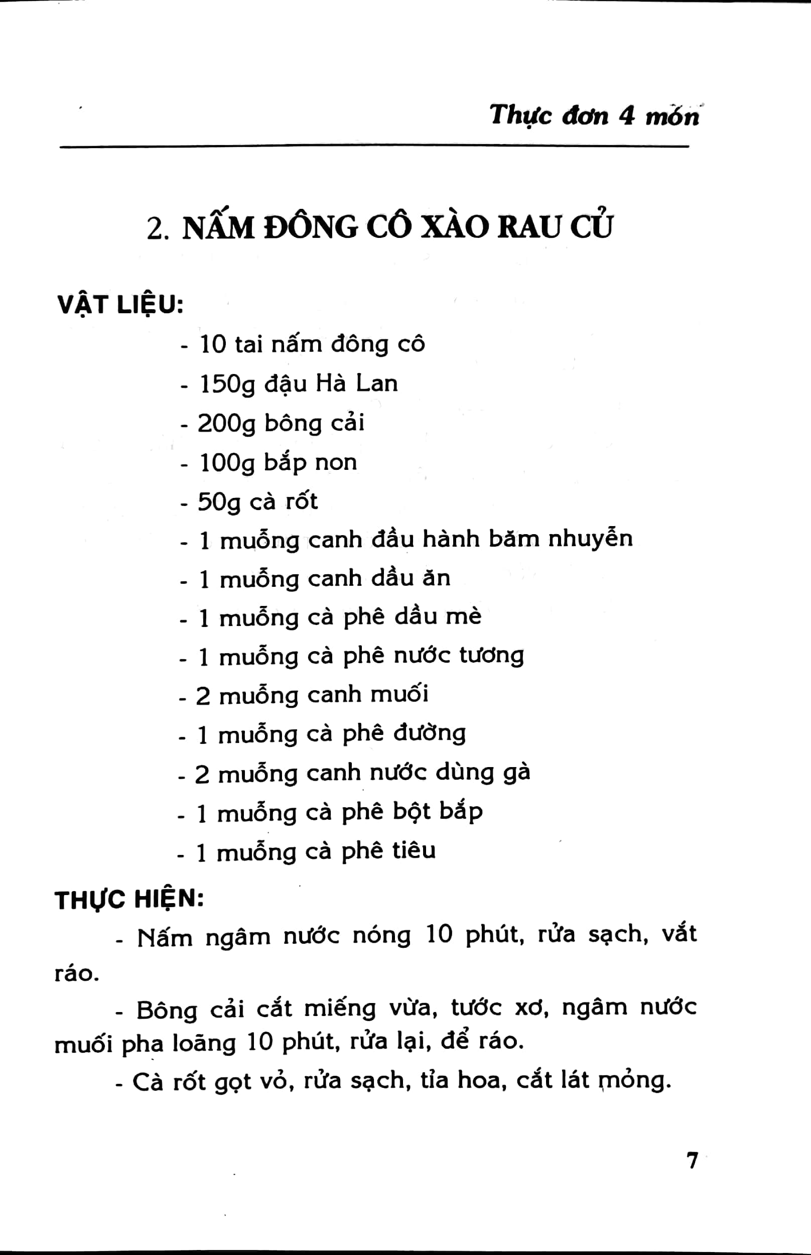 thực đơn bốn món - Ảnh 5