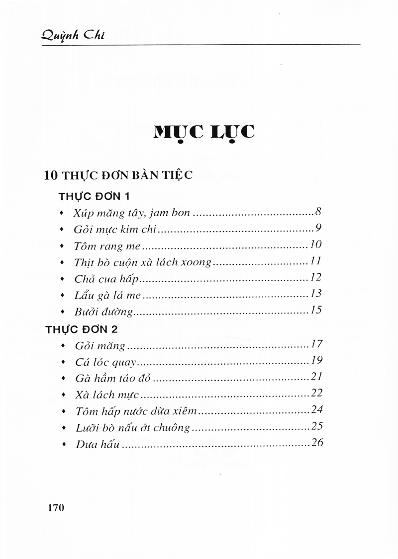 thực đơn đãi tiệc - Ảnh 3