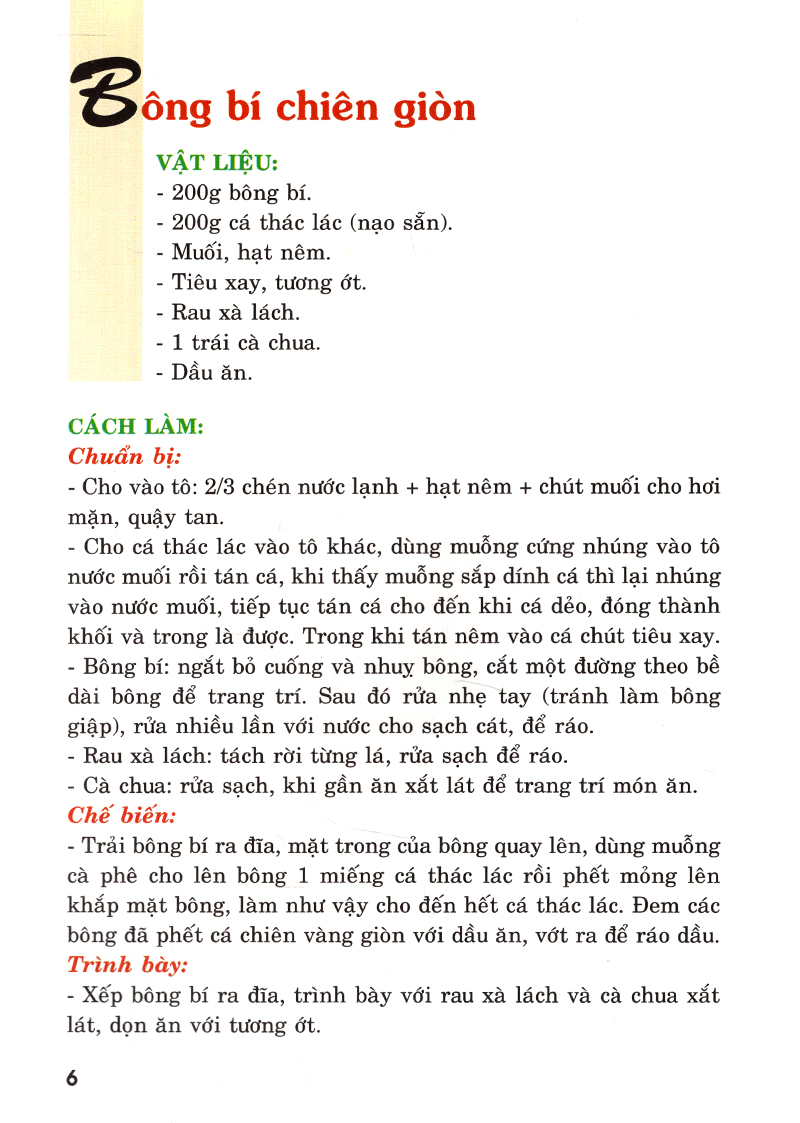 thực đơn nấu ăn gia đình - tập 1 - Ảnh 5