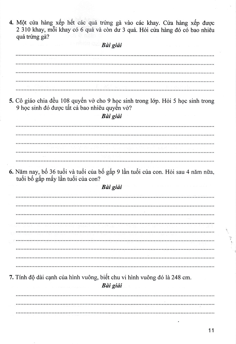 thực hành giải toán lớp 4 - tập 1 (dùng chung cho các bộ sgk hiện hành) - Ảnh 11