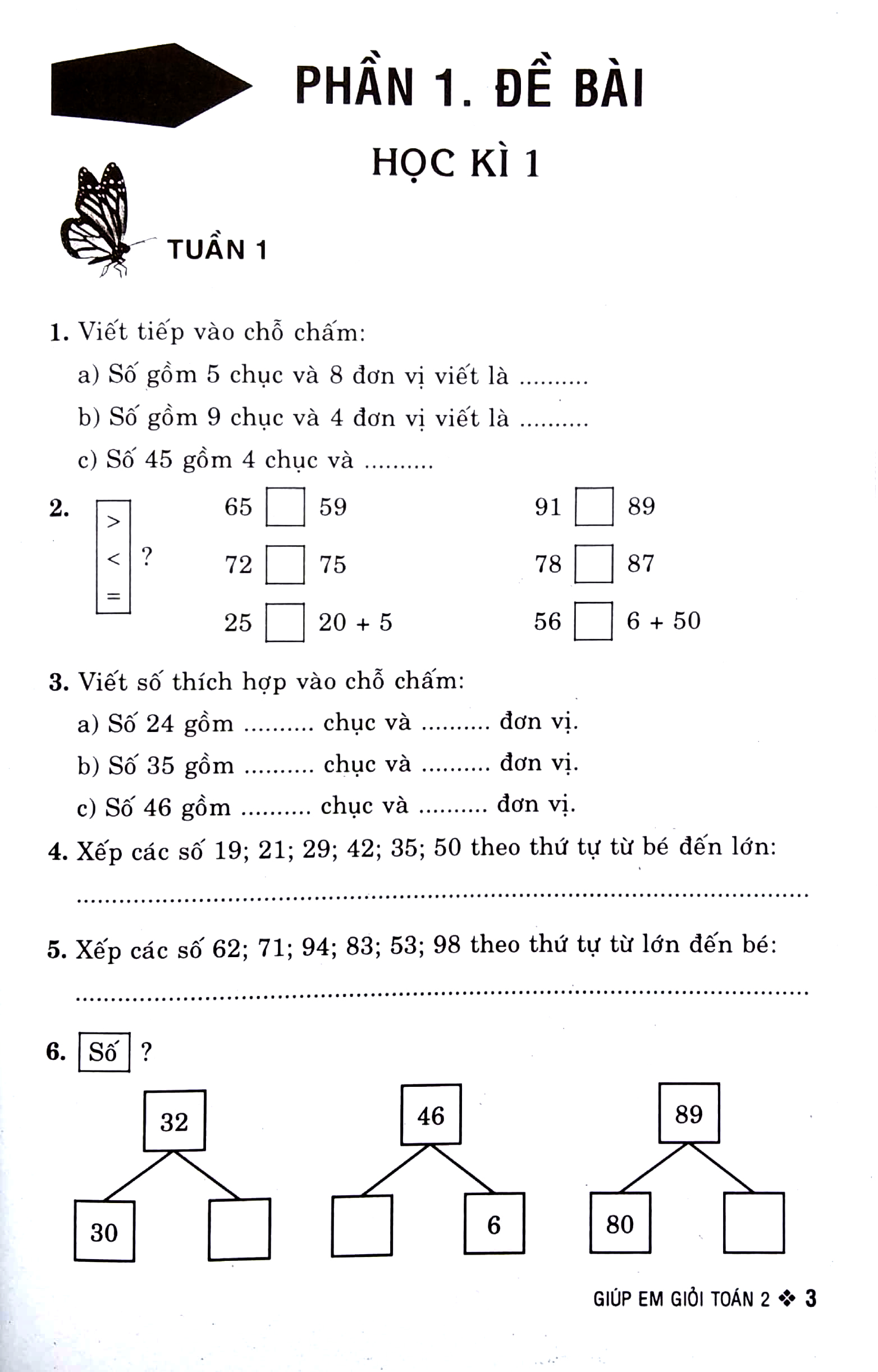 thực hành kiểm tra cuối tuần - giúp em giỏi toán 2 - Ảnh 5