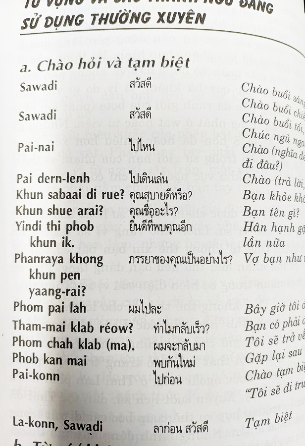 thực hành tiếng thái - Ảnh 3