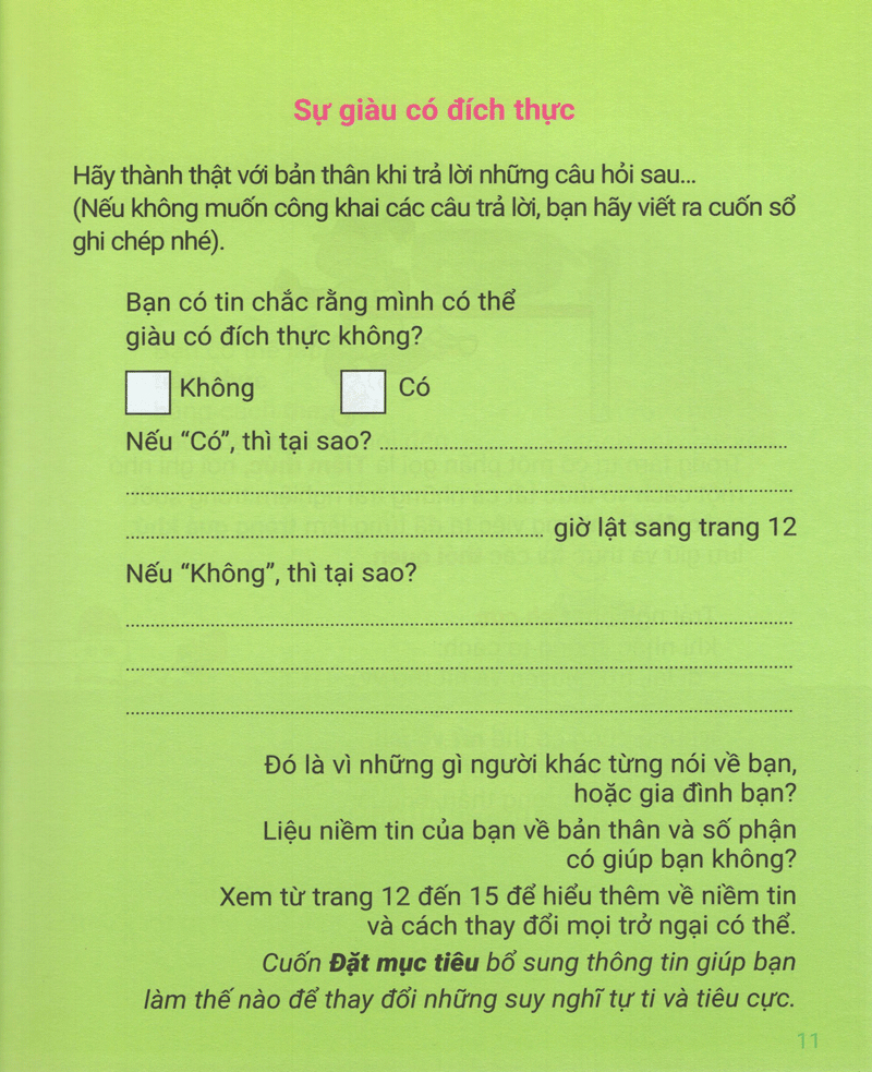 thực hành tư duy tích cực: all about true wealth - sự giàu có đích thực (tái bản 2019) - Ảnh 9