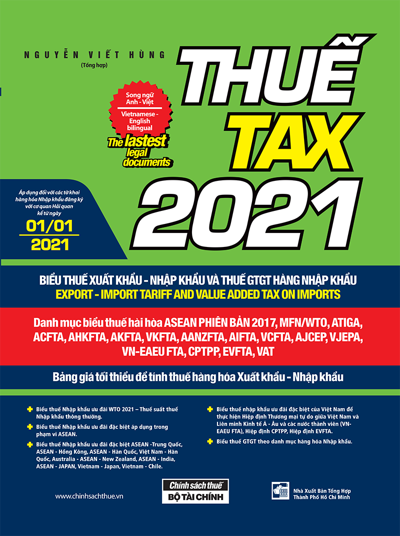 thuế tax 2021 - biểu thuế xuất khẩu - nhập khẩu và thuế gtgt hàng nhập khẩu (song ngữ anh - việt) - Ảnh 2