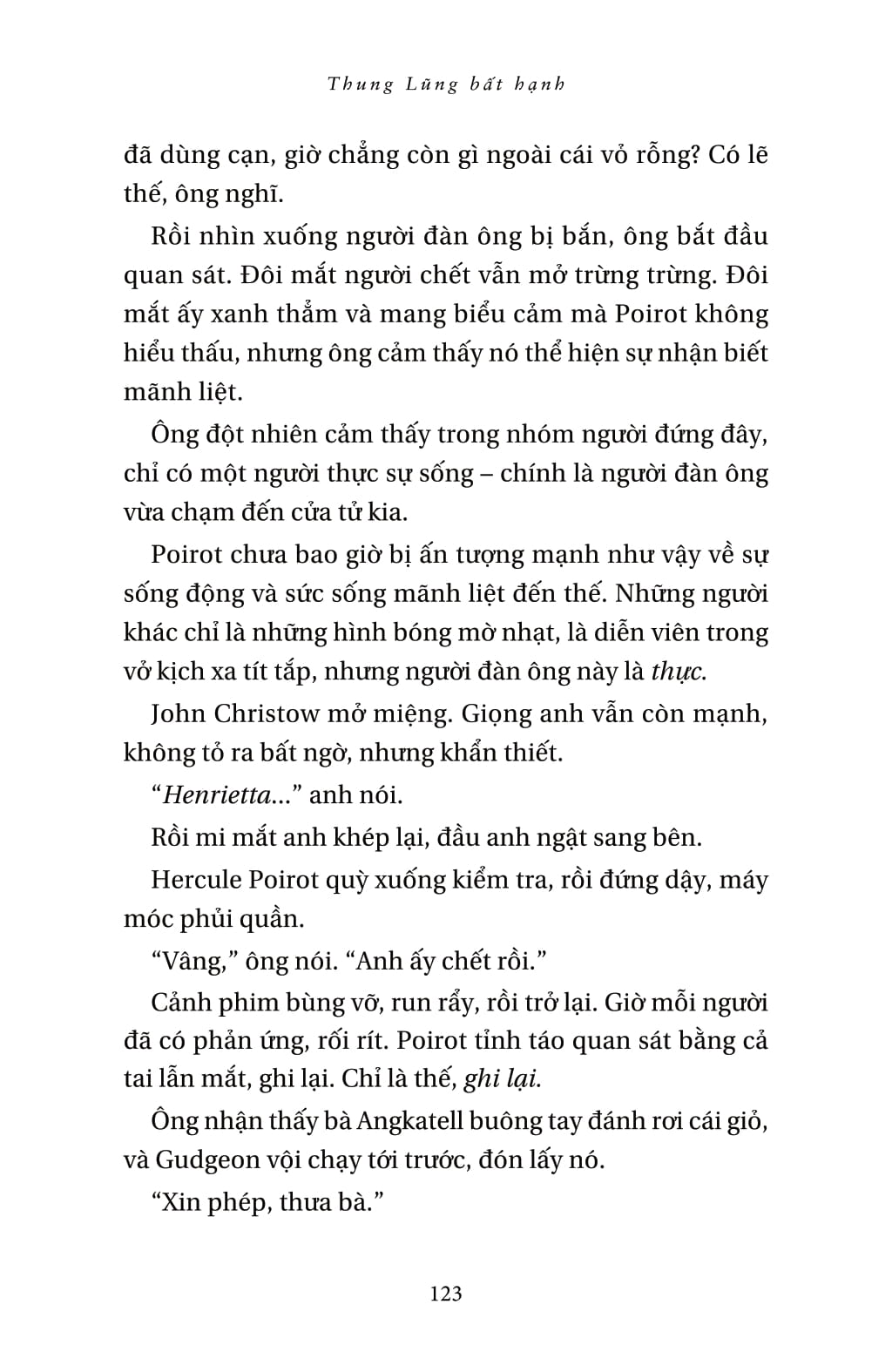 thung lũng bất hạnh - the hollow - Ảnh 13