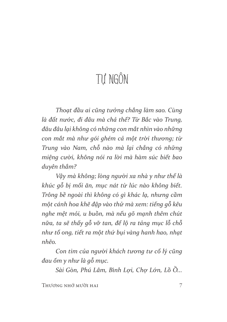 thương nhớ mười hai (tái bản 2021) - Ảnh 3