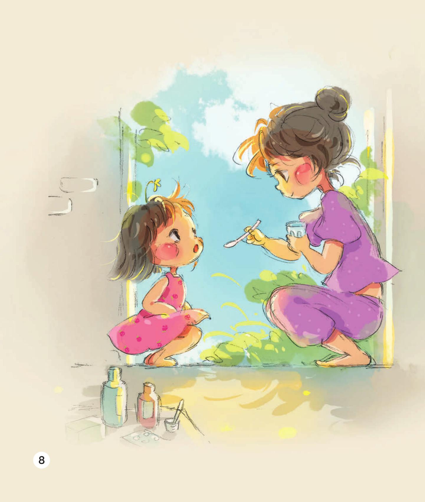 thương quá đi thôi! - bé con bệnh rồi! - Ảnh 10