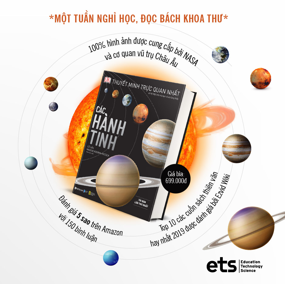 thuyết minh trực quan nhất về hệ mặt trời mà bạn chưa từng thấy - các hành tinh - bìa cứng - Ảnh 3