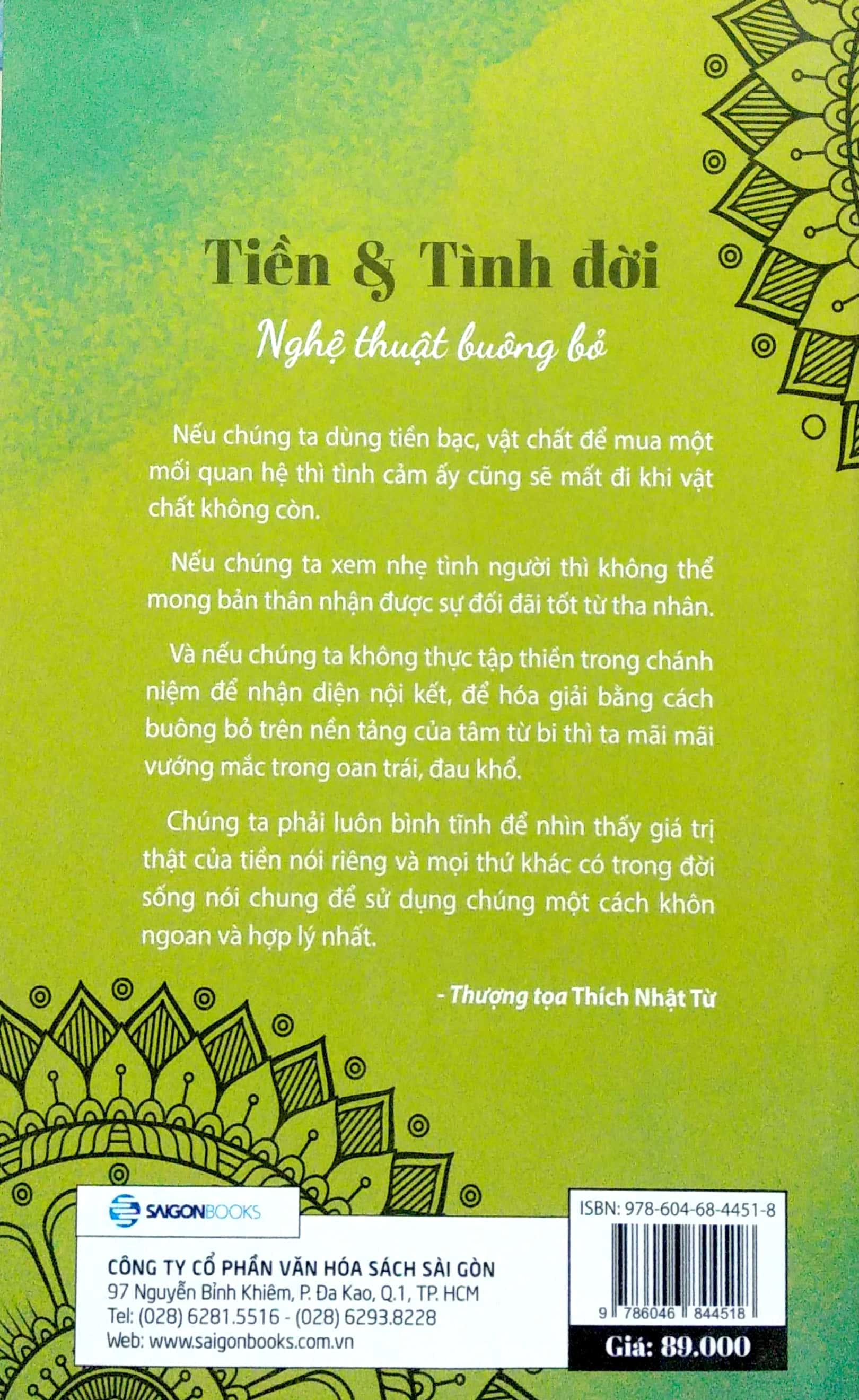 tiền và tình đời - nghệ thuật buông bỏ - Ảnh 12