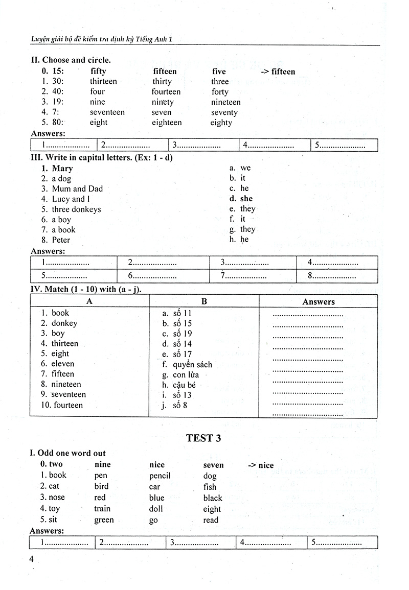 tiếng anh 1-luyện giải bộ đề kiểm tra định kỳ - Ảnh 4
