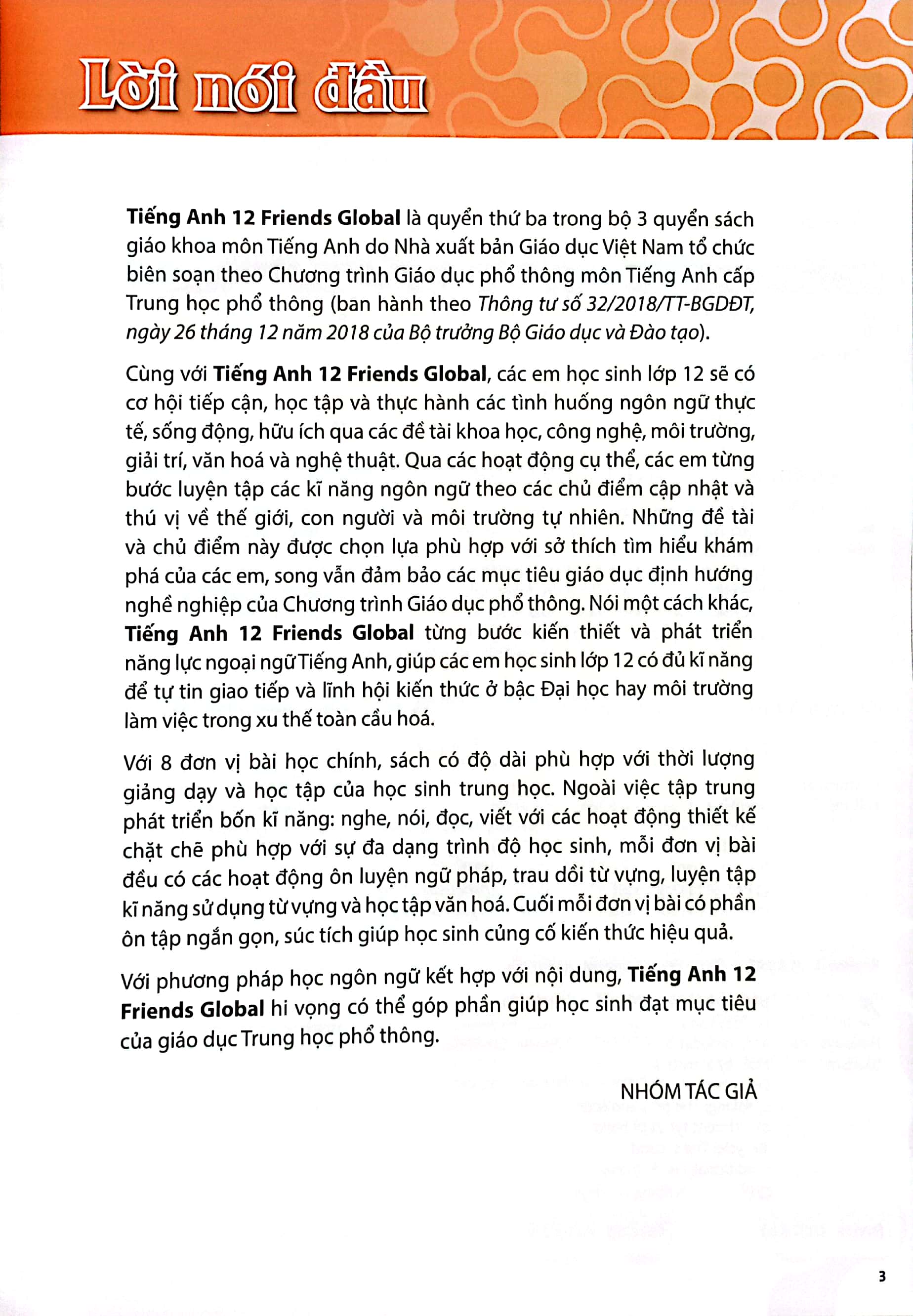 tiếng anh 12 friends global - student book - Ảnh 3