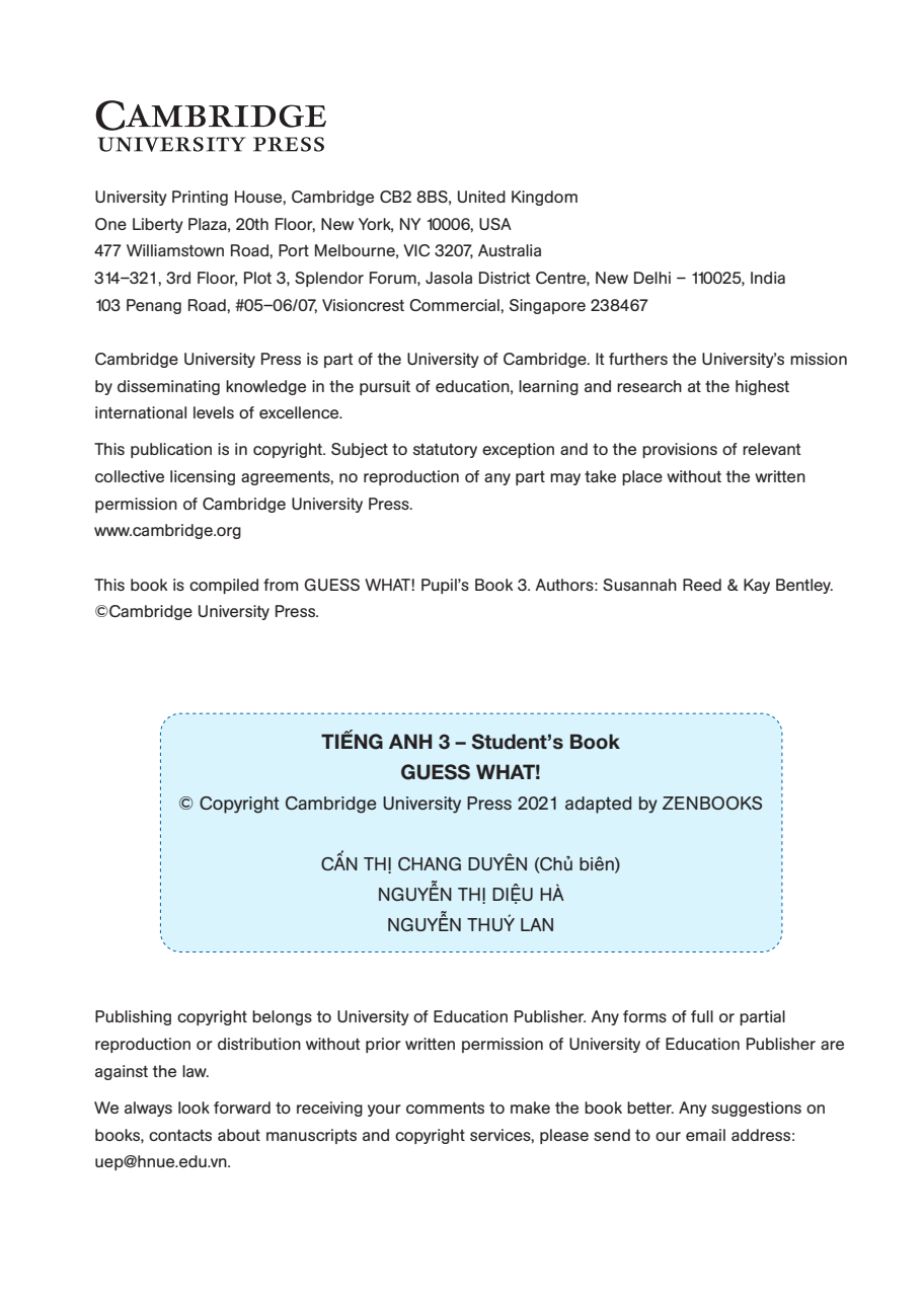 tiếng anh 3 guess what! - student's book - Ảnh 3