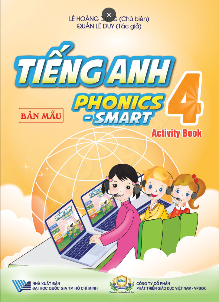 tiếng anh 4 phonics - smart - activity book - Ảnh 2