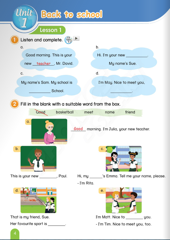 tiếng anh 4 phonics - smart - activity book - Ảnh 4