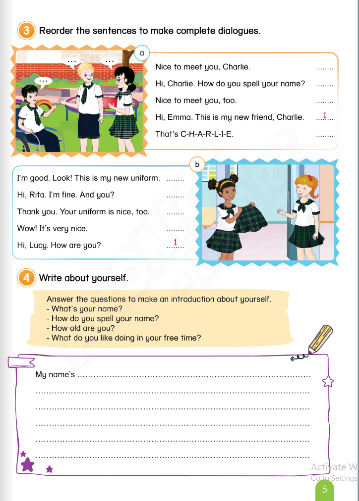 tiếng anh 4 phonics - smart - activity book - Ảnh 5