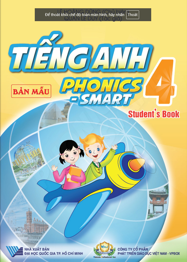 tiếng anh 4 phonics - smart - student's book - Ảnh 2