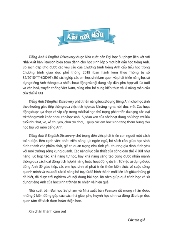 tiếng anh 5 - english discovery - activity book - Ảnh 4