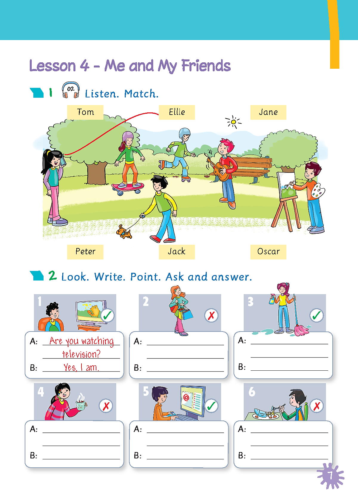 tiếng anh 5 extra and friends - activity book (sách bài tập) - Ảnh 7