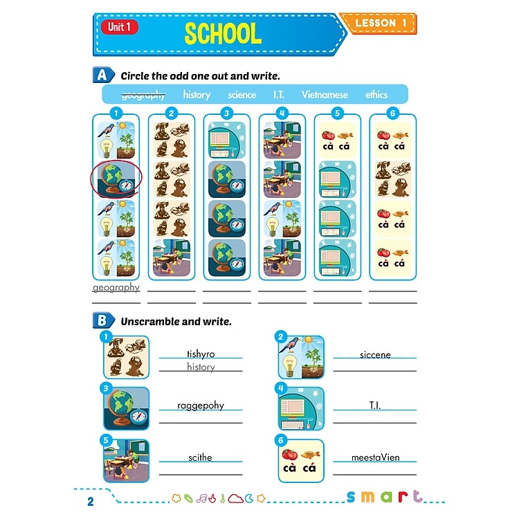 tiếng anh 5 i-learn smart start - workbook (2024) - Ảnh 4