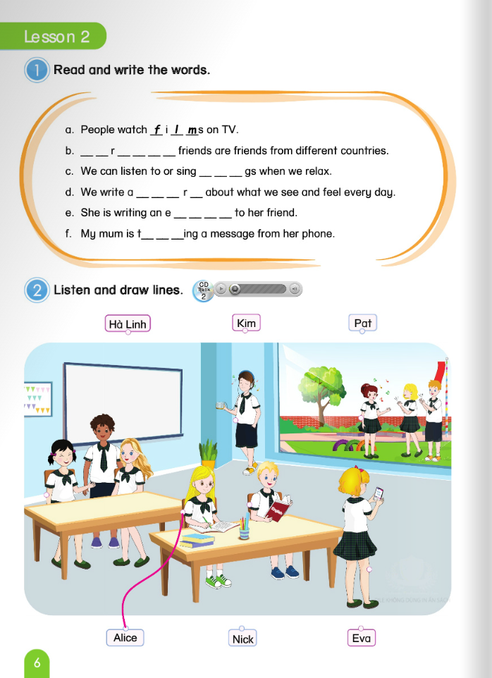 tiếng anh 5 phonics - smart - activity book (2024) - Ảnh 6