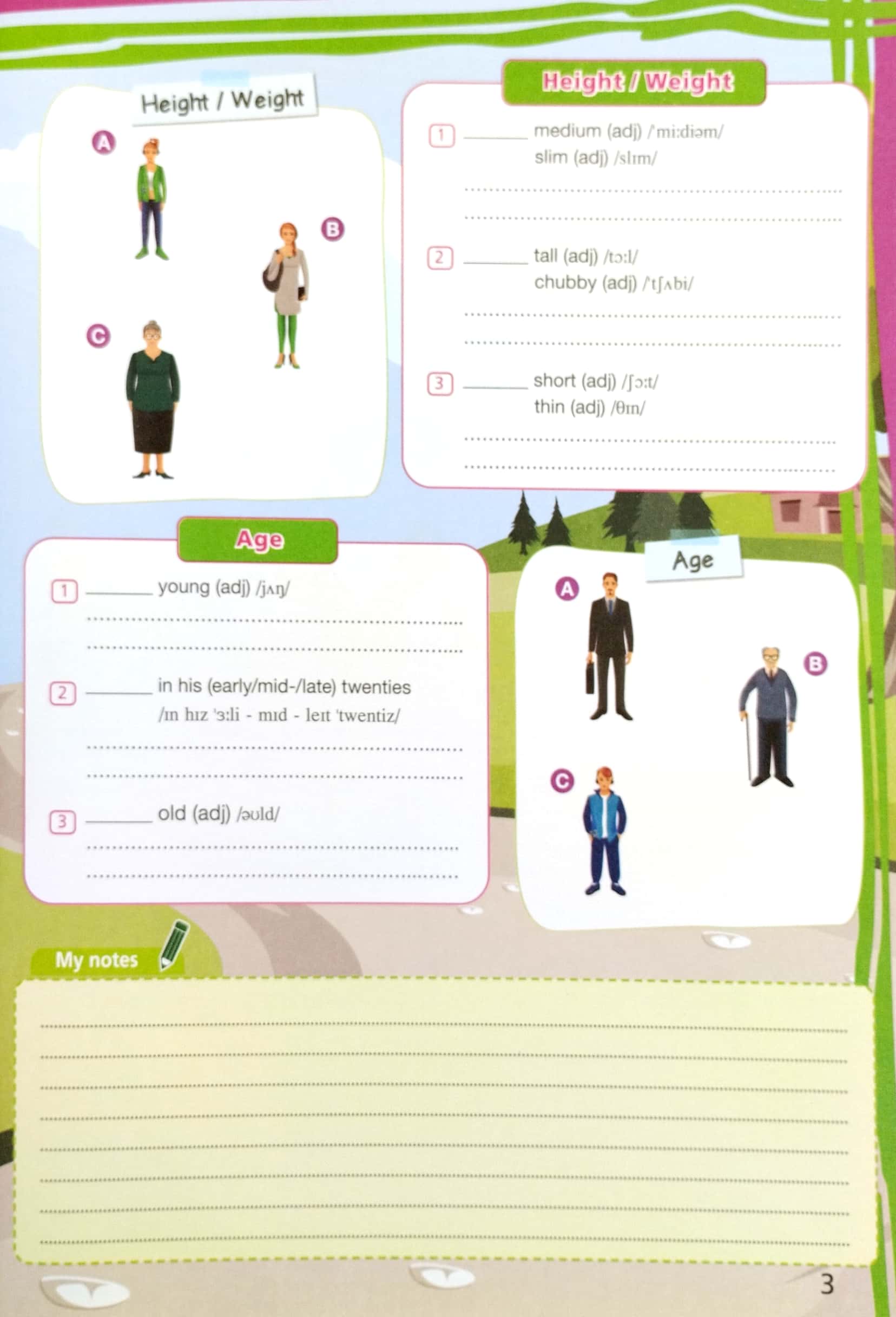 tiếng anh 7 right on - vở ghi chép - Ảnh 5