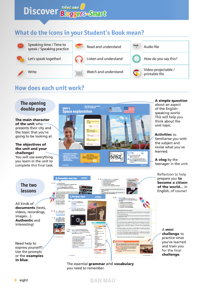 tiếng anh 9 bloggers - smart - student's book (2024) - Ảnh 9