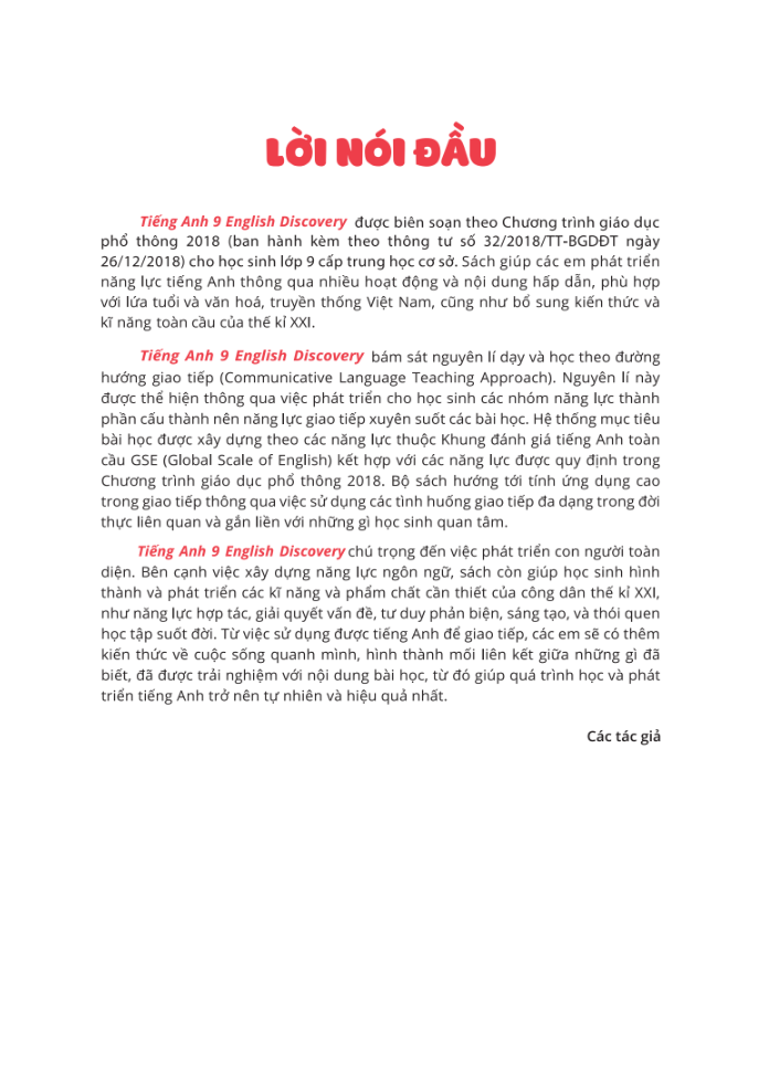 tiếng anh 9 - english discovery - students' book - Ảnh 4