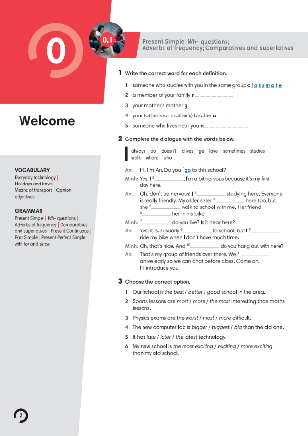 tiếng anh 9 - english discovery - workbook - Ảnh 5