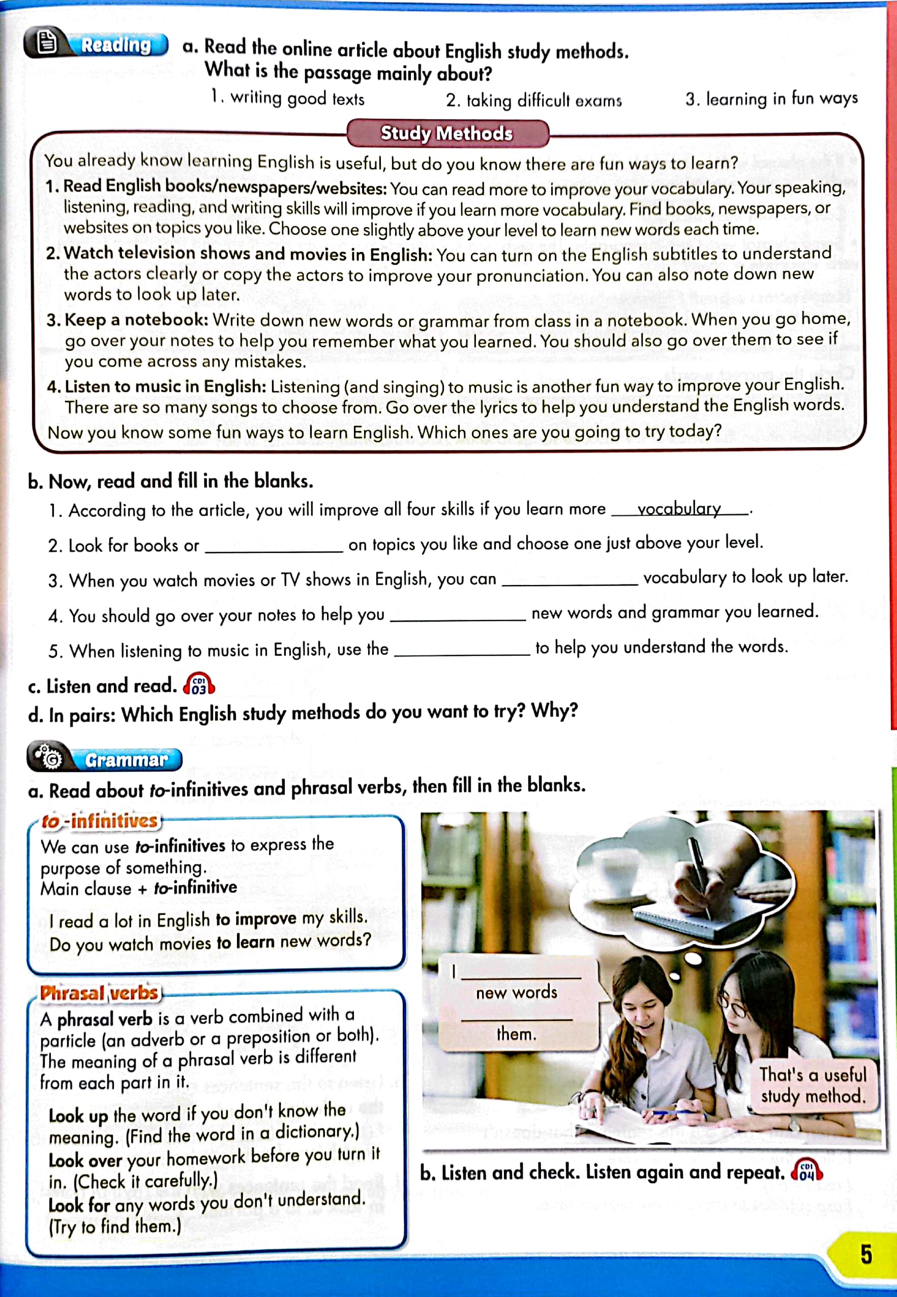 tiếng anh 9 i-learn smart world - student's book (chuẩn) - Ảnh 5