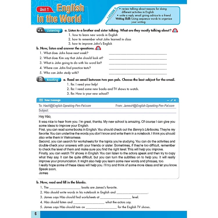 tiếng anh 9 i-learn smart world - workbook (2024) - Ảnh 9