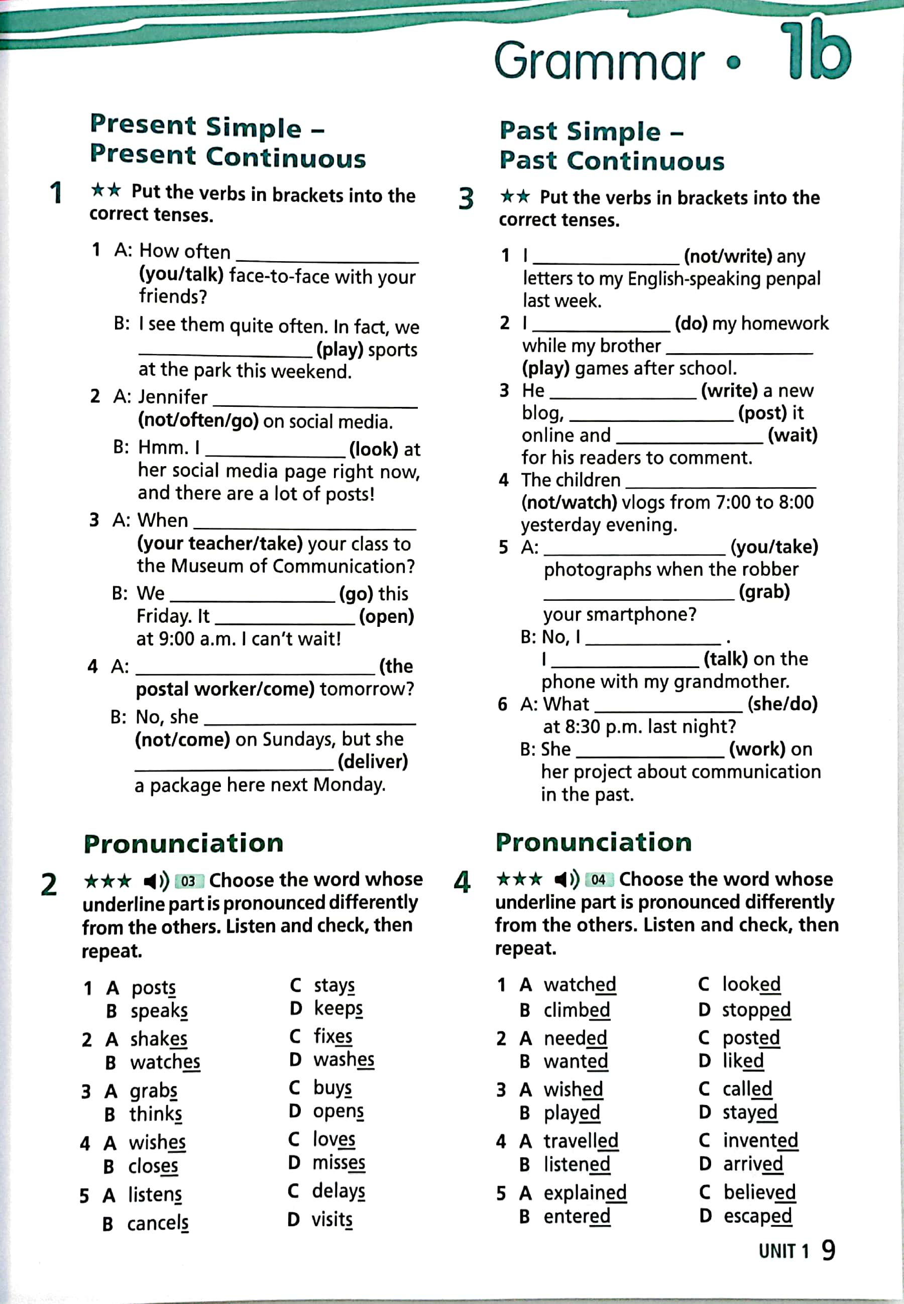 tiếng anh 9 right on! workbook (chuẩn) - Ảnh 5