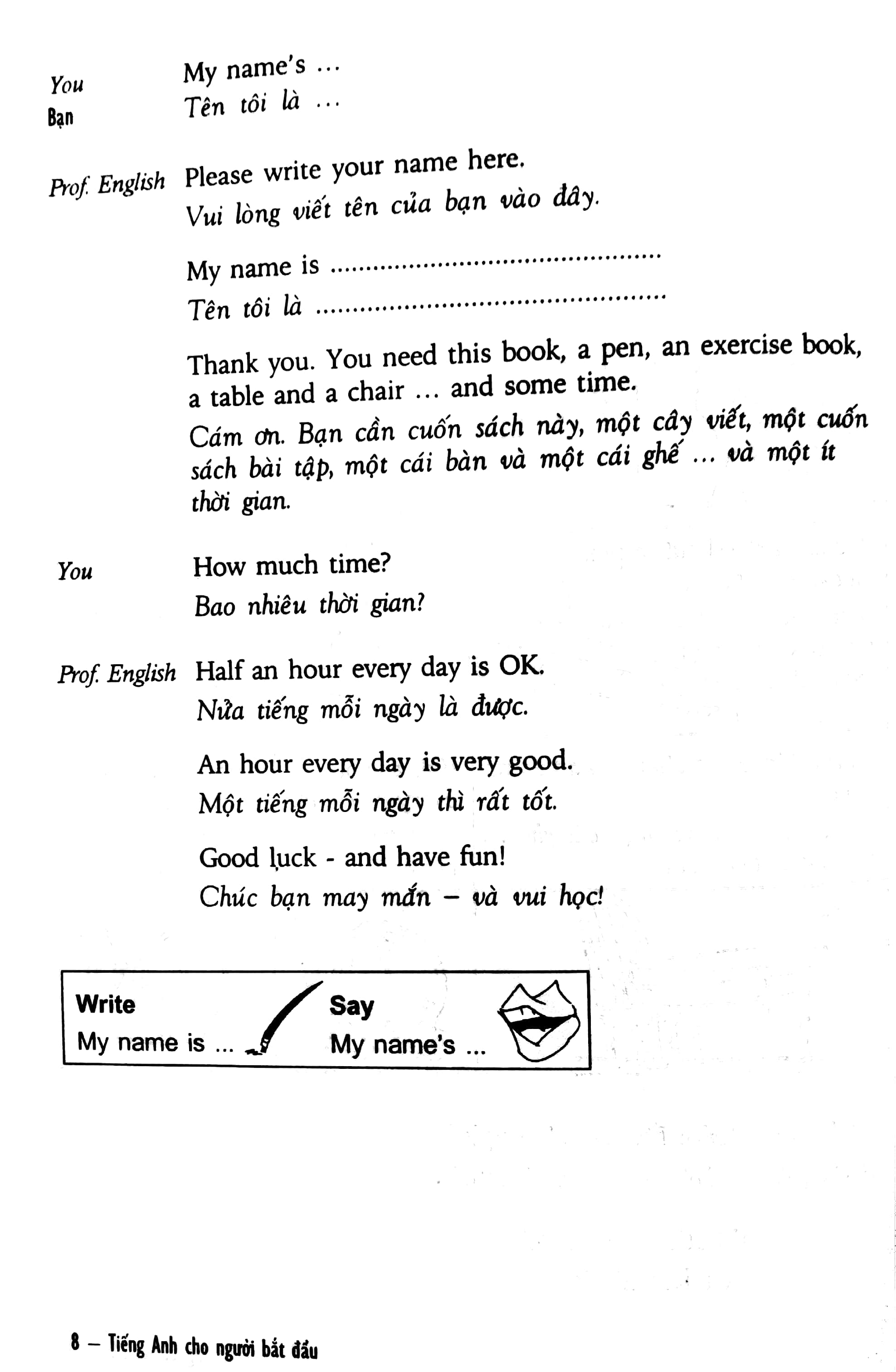 tiếng anh cho người bắt đầu (giáo trình tự học) - kèm cd - Ảnh 3